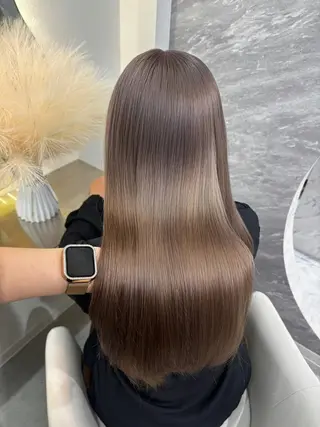ロング カラー パーマ ヘアアレンジ メンズ キッズ 🤍韓国風レイヤー/ 艶髪🤍鳥越美羽のヘアスタイル
