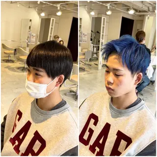 カラー 本田 卓也のヘアスタイル
