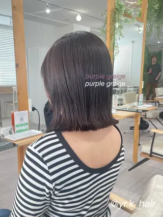 ミディアム カラー 赤味消し.髪質改善 🌿𝘠𝘜𝘙𝘐のヘアスタイル