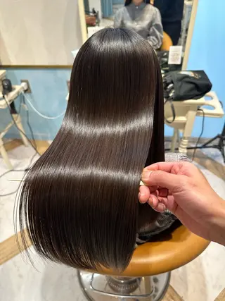 ロング ✨縮毛矯正✨レイヤー ホウダカズヒロのヘアスタイル