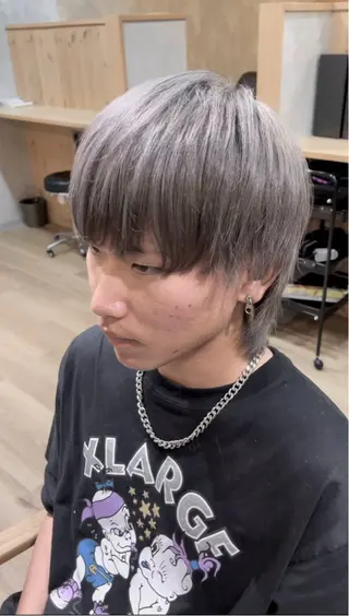 ミディアム カラー メンズ マスダ ヤスノリのヘアスタイル