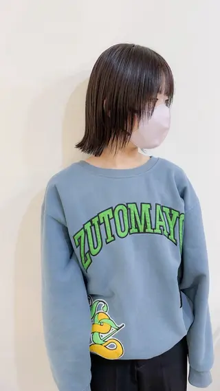 ミディアム カラー 竹内啓太 ボブのヘアスタイル