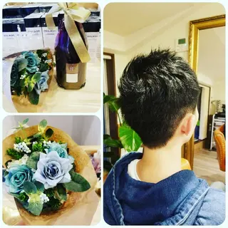 メンズ spa hair  ark 富井直美のヘアスタイル