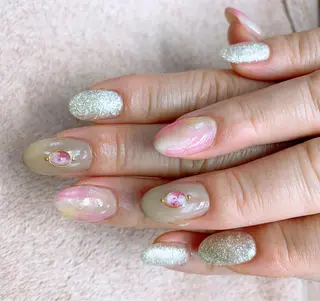 ネイル ⭐︎休業中の練習⭐︎ JNA認定講師髙橋のネイルデザイン