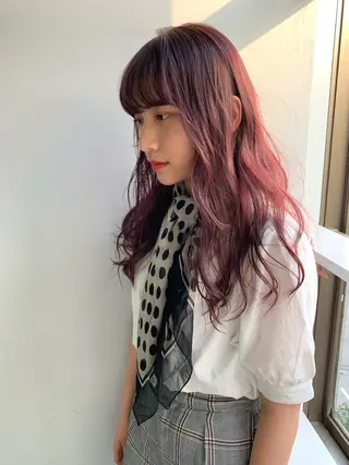ロング カラー 怪我のため6月末 復帰予定田中瑞希🍃のヘアスタイル