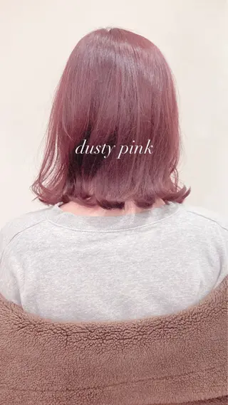 セミロング カラー 小島 光人のヘアスタイル