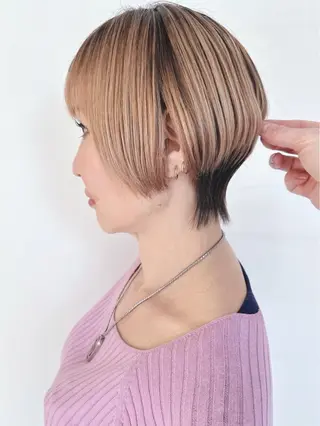 ショート ボブ/ゆるふわ ボブパーマ/とういのヘアスタイル