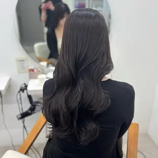 ロング 梅田髪質改善 韓国カット/星野綾哉のヘアスタイル
