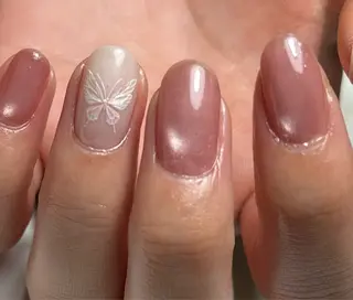 ショート 森 まやのネイルデザイン