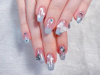 ネイル 🎀鈴音🎀 ワンホンネイルのネイルデザイン