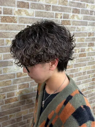 パーマ メンズ メンズカット パーマ特化  清士郎のヘアスタイル