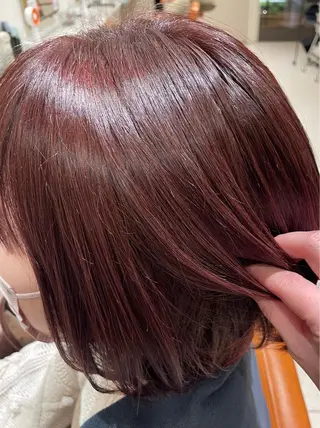 ショート カラー 暖色/ベージュ/ メンズ/鈴木彩のヘアスタイル
