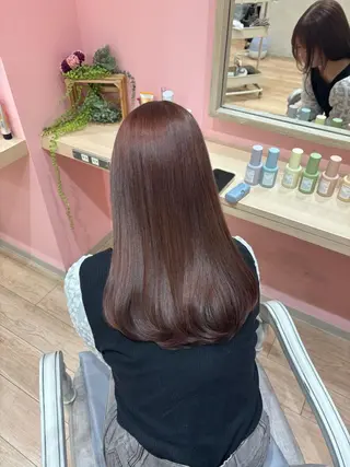 ミディアム 透明感カラー⭐︎ コナツのヘアスタイル