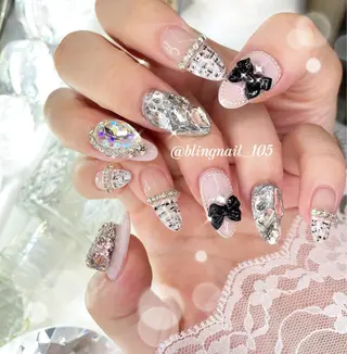 ネイル 23時まで❤︎韓国、 ワンホンネイルのネイルデザイン