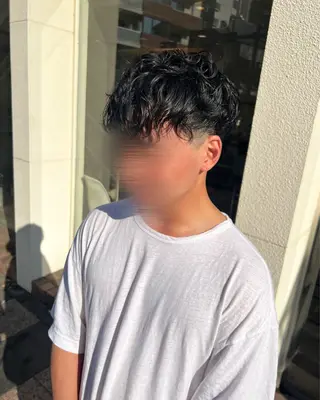 パーマ メンズ Ore🫧タナカマヤ /柔らかい質感カラーのヘアスタイル