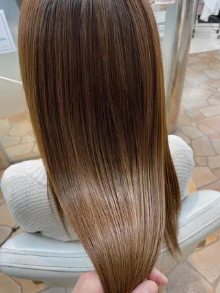 ロング ハットリ /北習志野のヘアスタイル