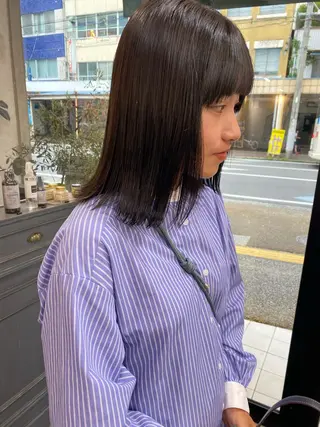 ミディアム 小野田 航己のヘアスタイル