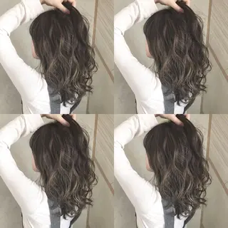 セミロング カラー HIRO. ★のヘアスタイル