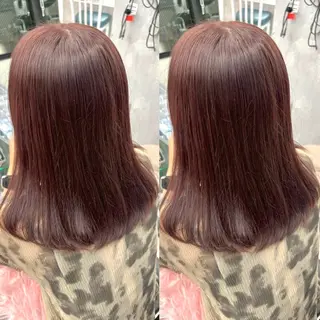 カラー ヘアメ🎀推しカラー 🥣横浜/しほ🧸のヘアスタイル
