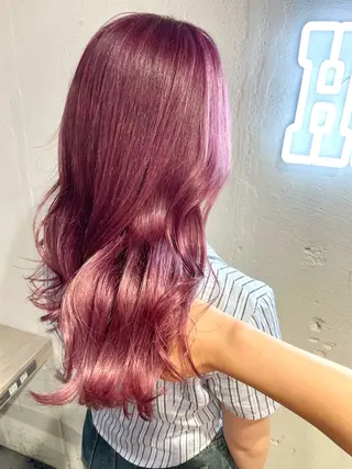 セミロング 田中 志織のヘアスタイル