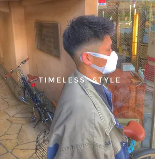 メンズ Back  bone barberのヘアスタイル