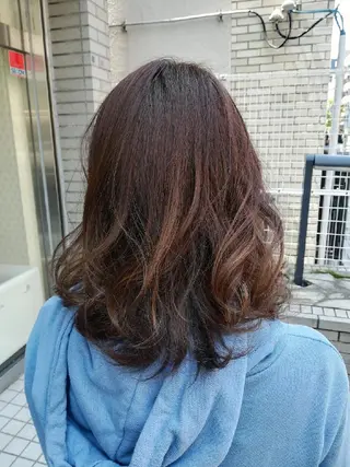 ミディアム カラー sato shoheiのヘアスタイル