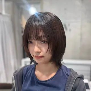 ミディアム 田島拓海 ボブカットのヘアスタイル