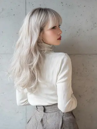 セミロング カラー 池袋/カラー特化🎨 ロング料金なし🩵のヘアスタイル