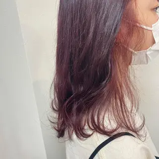 セミロング 《ノンダメージサロン（R）認定店》Lumiere神戸・三ノ宮所属・大田 留衣のヘアスタイル