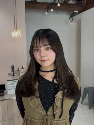 セミロング 柔らかオリーブ🌿 HIMARI🌻のヘアスタイル