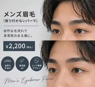 メンズ アイブロウ mizmania そうたのヘアスタイル