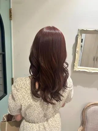 ロング カラー 女性のための美容師/ 下北沢/ヨシダモモカのヘアスタイル