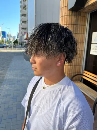 カラー パーマ メンズ ハヤシカズキ/カラー ✂/メンズパーマのヘアスタイル