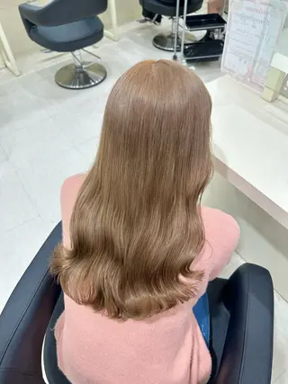 ロング カラー ヘアアレンジ 🎀 yuuka🎀のヘアスタイル