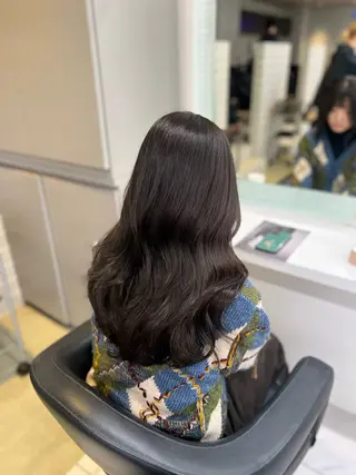 ロング カラー ヘアアレンジ 透明感×韓流ハイ トーン🫧RYUTAのヘアスタイル