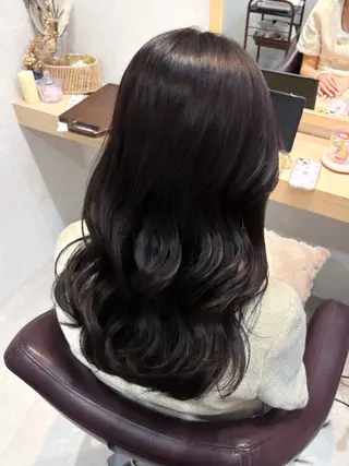 ロング カラー 透明感/チョコカラー 💍TAMA💍のヘアスタイル