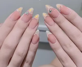 ネイル By moonネイル 🌷ワンホン/韓国風のネイルデザイン