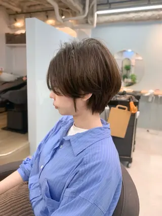 ショート カラー 前田 健太のヘアスタイル