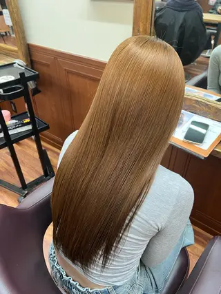 ロング カラー 渡邊晴日/ ヘアカラー/髪質改善のヘアスタイル