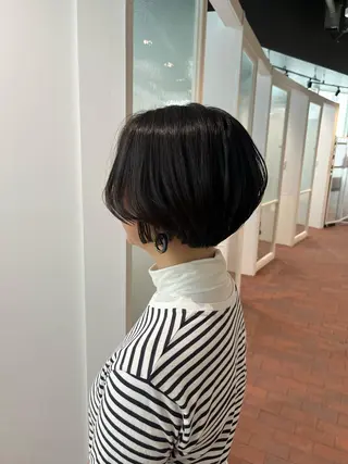 ショート マンツーマン 縮毛矯正/マユコのヘアスタイル