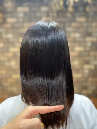 セミロング カラー .・.艶髪ヘアケア サカモト.・.のヘアスタイル
