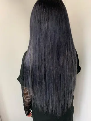 ロング カラー ヘアアレンジ メンズ WEST OLAND 安藤のヘアスタイル