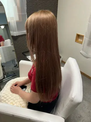 ロング エクステ・セット 専門店Sleekのヘアスタイル