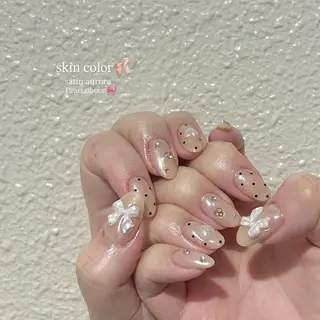 ネイル パラあり！フィルイン 美フォルムのネイルデザイン