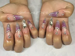 ロング アトリエAIHA★ フィルイン推奨サロンのネイルデザイン