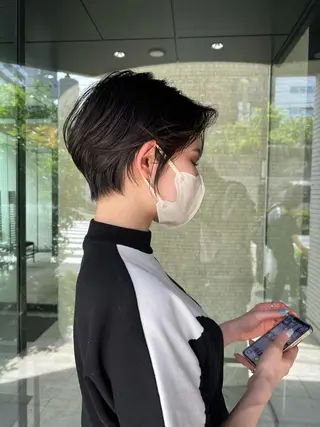 ショート カラー 【完全マンツー 恵比寿】佐藤 翔のヘアスタイル