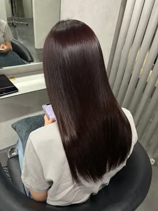 カラー 中川 穂乃果のヘアスタイル