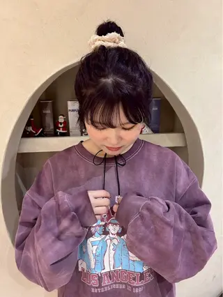 カラー ハイトーンベージュ カラー/さら🎀のヘアスタイル