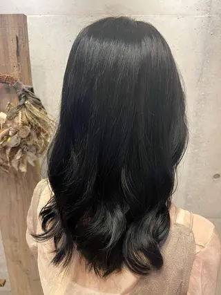カラー 心美/ブリーチなし 透明感カラーのヘアスタイル