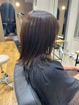 ミディアム 安藤 航平のヘアスタイル